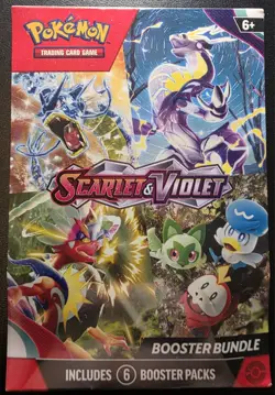 Pokemon Scarlet & Violet Base Set Booster Bundle - Sealed - *6 PACKS* - English 820650853371 - Image 1