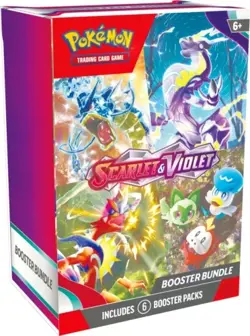 Pokemon TCG Scarlet and Violet Base Set Booster Bundle 6 packs Factory Sealed - Image 1