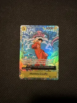 One Piece Card Game Monkey.D.Luffy Op07-109 SR Treasure Rare Alternate Art M/NM - Image 1