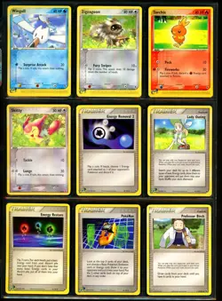 2003 Pokemon EX RUBY & SAPPHIRE Set e-Reader Collection Cards REVERSE HOLO Rare - Image 4