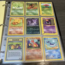 Pokemon Collection Binder Vintage Lot of Cards Holo Rare WoTC E-Reader Etc - Image 1