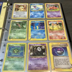 Pokemon Collection Binder Vintage Lot of Cards Holo Rare WoTC E-Reader Etc - Image 4