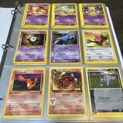 Pokemon Collection Binder Vintage Lot of Cards Holo Rare WoTC E-Reader Etc - Image 1