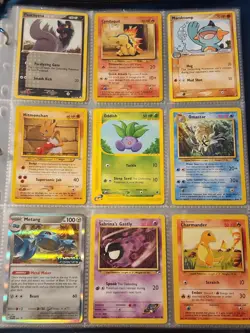 Pokemon Collection Binder Vintage Lot of Cards Holos Rares WoTC E-Reader EX Etc - Image 3