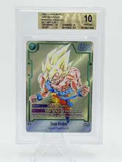 Dragon Ball Fusion World SB01 Manga Booster FB05-119 Son Goku Alt Art SCR BGS 10 - Image 1