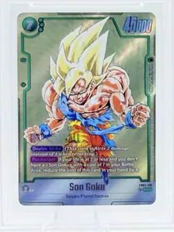 Dragon Ball Fusion World SB01 Manga Booster FB05-119 Son Goku Alt Art SCR BGS 10 - Image 2