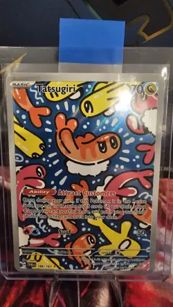 Pokemon TCG Tatsugiri Twilight Masquerade Illustration Rare Card 186/167 NM - Image 1