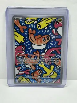 Pokemon TCG Tatsugiri Holo Card 186/167 Twilight Masquerade Illustration Rare - Image 1