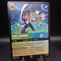 Disney Lorcana Hiro Hamada Enchanted Promo Championship Card 24B/P2 EN7 +1 - Image 4