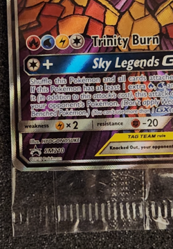 2019 Pokemon Moltres Zapdos Articuno GX Tag Team SM210 Black Star Promo-SEALED - Image 5