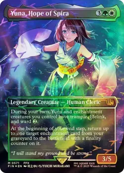 Yuna, Hope of Spira CHOCOBO TRACK FOIL - 0571 - Final Fantasy FIN MTG - Image 1