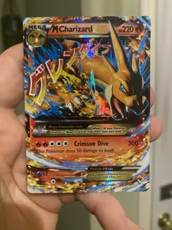M Charizard Ex 13/106 - Crimp Error Pokemon TCG XY Flashfire Rare Holo HP - Image 1