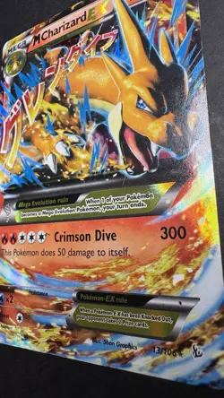 Pokemon TCG XY Flashfire M Charizard EX Ultra Rare 13/106 HP - Image 4