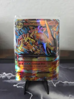 Pokemon TCG MEGA M Charizard EX 13/106 XY Flashfire Holo Ultra Rare Card MP - Image 1