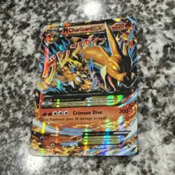 M Charizard EX 13/106 Pokemon TCG XY Flashfire Holo Ultra Rare Moderately Played - Image 2