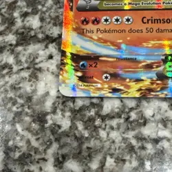 M Charizard EX 13/106 Pokemon TCG XY Flashfire Holo Ultra Rare Moderately Played - Image 3