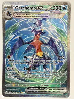 Garchomp ex NM SIR 245/182 Paradox Rift Pokemon TCG Holo - Image 1