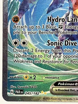 Garchomp ex NM SIR 245/182 Paradox Rift Pokemon TCG Holo - Image 5