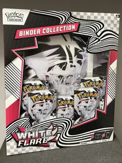 Pokemon TCG: Scarlet & Violet White Flare Binder Collection - NEW - SEALED - Image 1