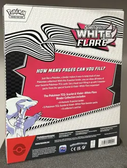 Pokemon TCG: Scarlet & Violet White Flare Binder Collection - NEW - SEALED - Image 2