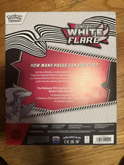 Pokemon TCG: Scarlet & Violet 10.5 White Flare Binder Collection Box - IN HAND! - Image 2
