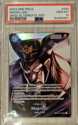 2023 Magellan SP One Piece Card Game TCG English OP02-085 OP04 Alt Art - PSA 10 - Image 1