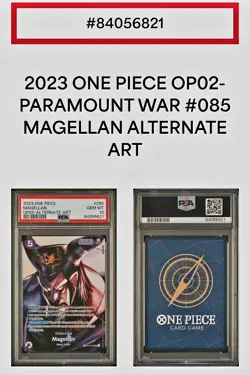2023 Magellan SP One Piece Card Game TCG English OP02-085 OP04 Alt Art - PSA 10 - Image 4