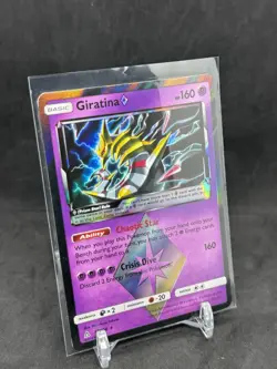 Giratina 58/156 - Sun & Moon Ultra Prism Holo Rare Pokemon Card 2018 - Image 3