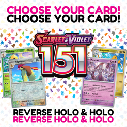 Scarlet & Violet 151 Pokemon Singles - Reverse Holo & Holo - Choose your card! - Image 1