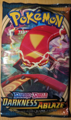 Pokemon TCG Sword & Shield Darkness Ablaze Single Booster Pack BRAND NEW SEALED - Image 1
