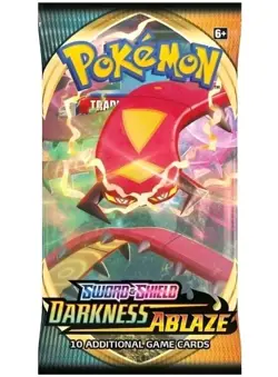 Pokemon TCG Sword & Shield Darkness Ablaze Single Booster Pack BRAND NEW SEALED - Image 1