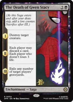 MTG The Death of Gwen Stacy - Foil - Prerelease Promo, Prerelease & Release Prom - Image 1