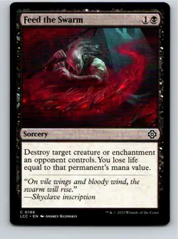 Magic the Gathering Feed the Swarm The Lost Caverns of Ixalan Commander MTG - Image 1