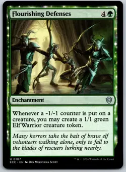 Flourishing Defenses U Commander: Lorwyn Eclipsed 107 NM - Image 1