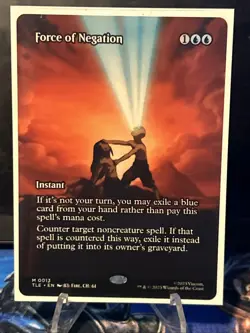 MTG: Force of Negation (Borderless) Avatar: The Last Airbender Reg NM - Image 1
