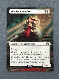 Elenda's Hierophant MTG The Lost Caverns of Ixalan Hand Painted Full Altered Art - Image 1