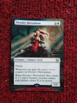 Elenda's Hierophant MTG The Lost Caverns of Ixalan Hand Painted Full Altered Art - Image 2