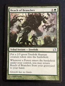 1x Reach of Branches (158) Modern Masters LP MTG Magic the Gathering x1 MKE - Image 1