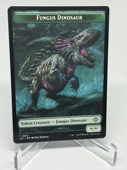 MTG-1x-NM-Mint, English-Fungus Dinosaur Token-The Lost Caverns of Ixalan - Image 1
