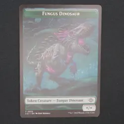 Fungus Dinosaur Token MTG The Lost Caverns of Ixalan Mythic 12 NM - Image 1