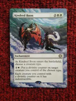 Kindred Boon MTG The Lost Caverns of Ixalan Commander Hand Painted Altered Art v - Image 2