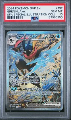 PSA 10 GEM MT 💎 - Greninja ex 132 - Pokemon SVP SFA Special Illustration Promo - Image 1