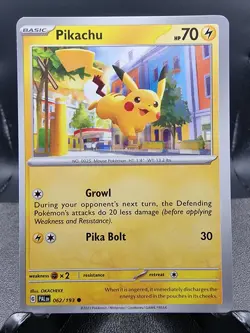 Pikachu 062/193 Sv02: Paldea Evolved Regular Pokemon TCG 2023 - Image 1