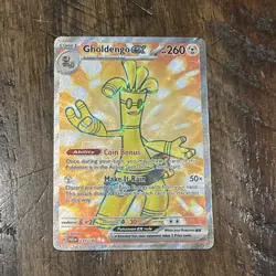 2023 Pokemon SV Paradox Rift PAR EN Gholdengo ex #231/182 - Image 1