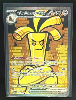 2023 Pokemon Gaming SV Paradox Rift - PAR EN Gholdengo ex #252/182 - Image 1