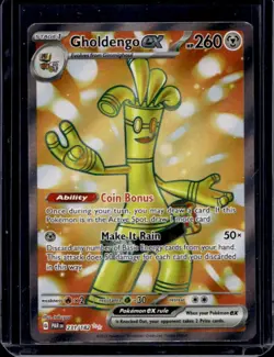 2023 Pokemon SV Paradox Rift PAR EN Gholdengo ex #231/182 - Image 1