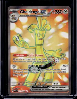 2023 Pokemon SV Paradox Rift PAR EN Gholdengo ex #231/182 - Image 1