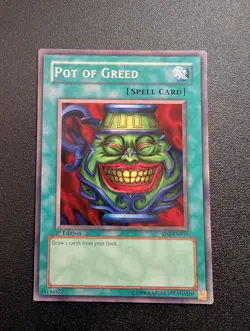 Pot of Greed SD2-EN017 Common 1st Edition LP - Image 1