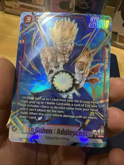 Son Goku FB08-007 Alternate Art Saiyan's Pride Dragon Ball English Card Fusion - Image 4