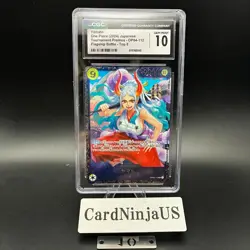 CGC GEM MINT 10 Yamato Flagship Battle OP04-112 PROMO SR One Piece Parallel 10 - Image 1